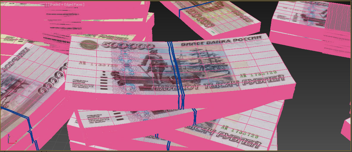 Russian Rubls 3D model_7