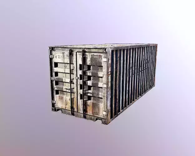 Container 3d Model PBR Game Ready shipping