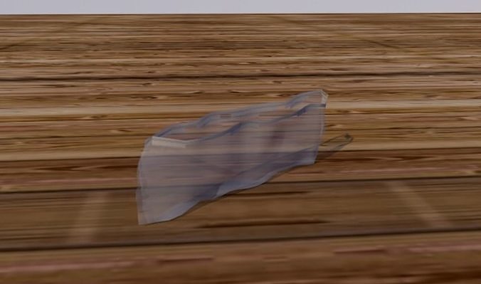 Plastic Bag With Sealer Free low-poly 3D model