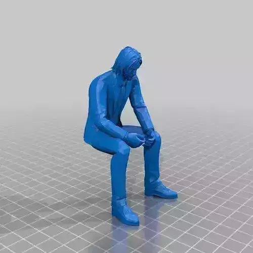 sad john wick 3d model download Free 3D model