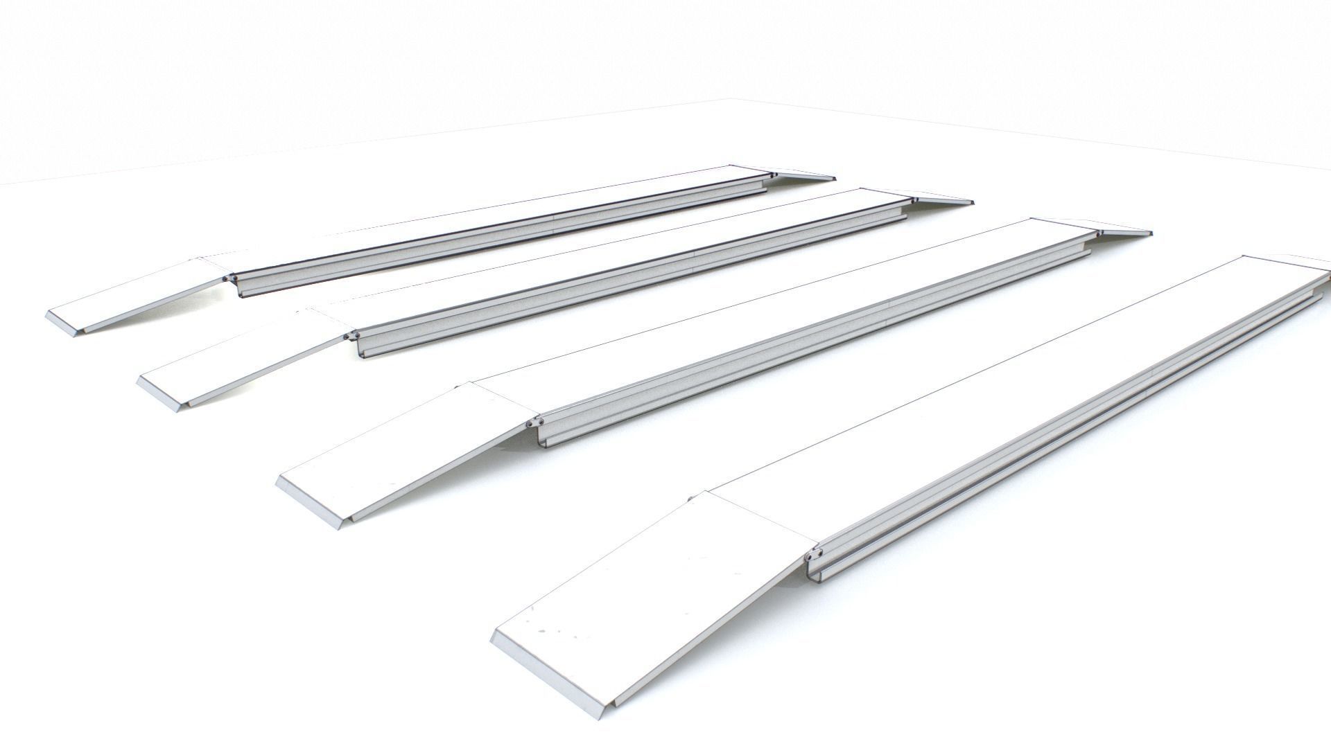 Repair Ramps Low-poly 3D model_6