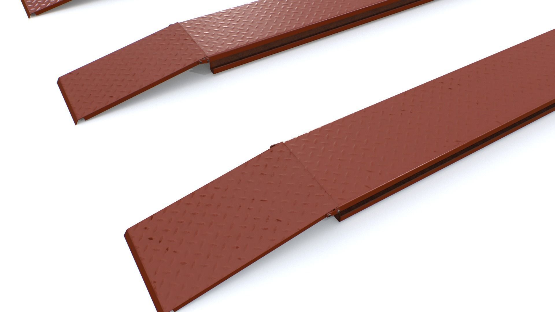 Repair Ramps Low-poly 3D model_3