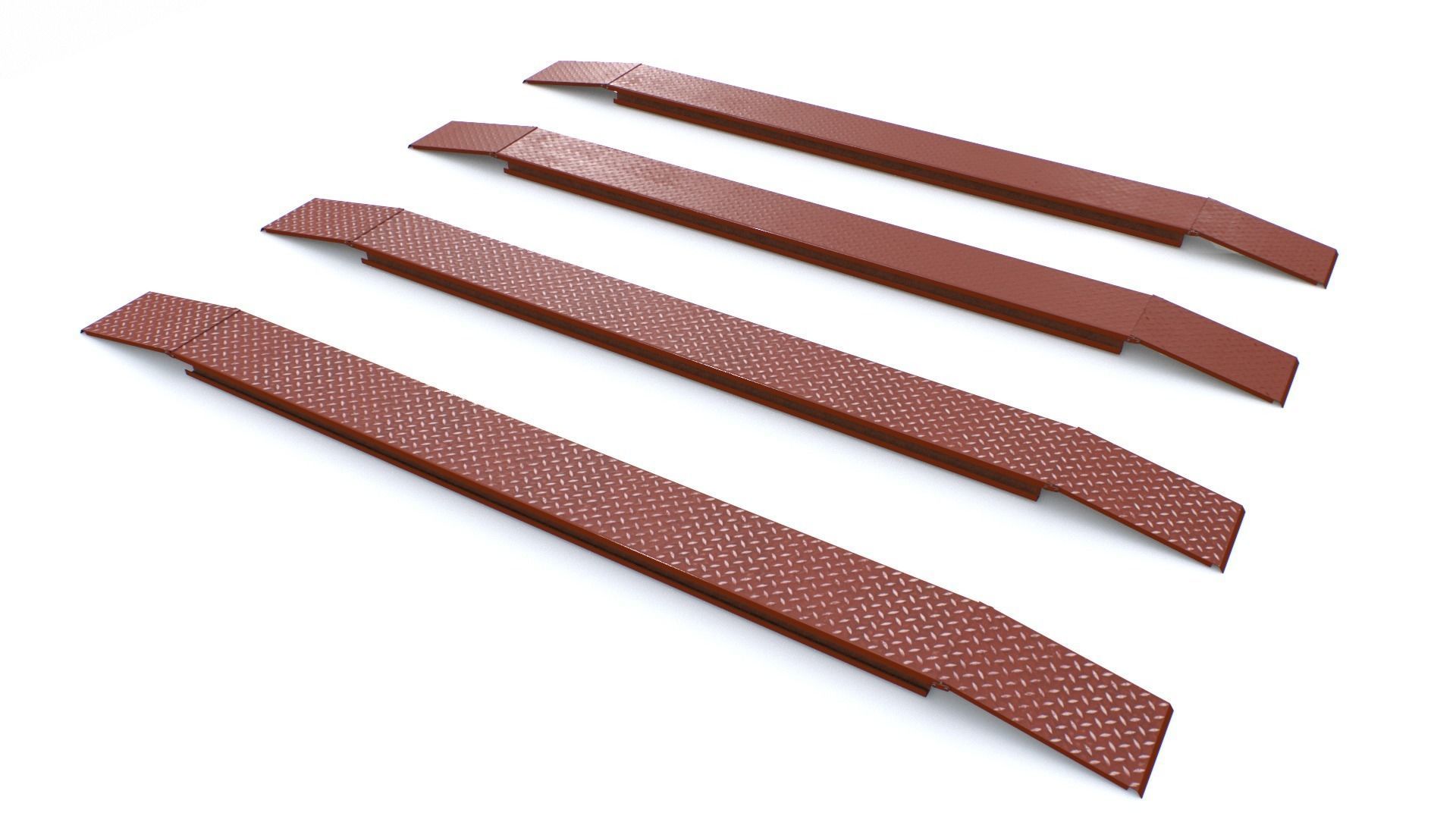 Repair Ramps Low-poly 3D model_2