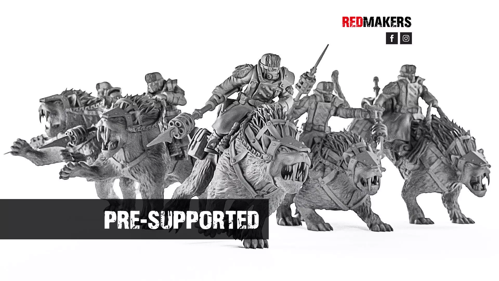 Ice Warriors - Riders of the Imperial Force 3D print model