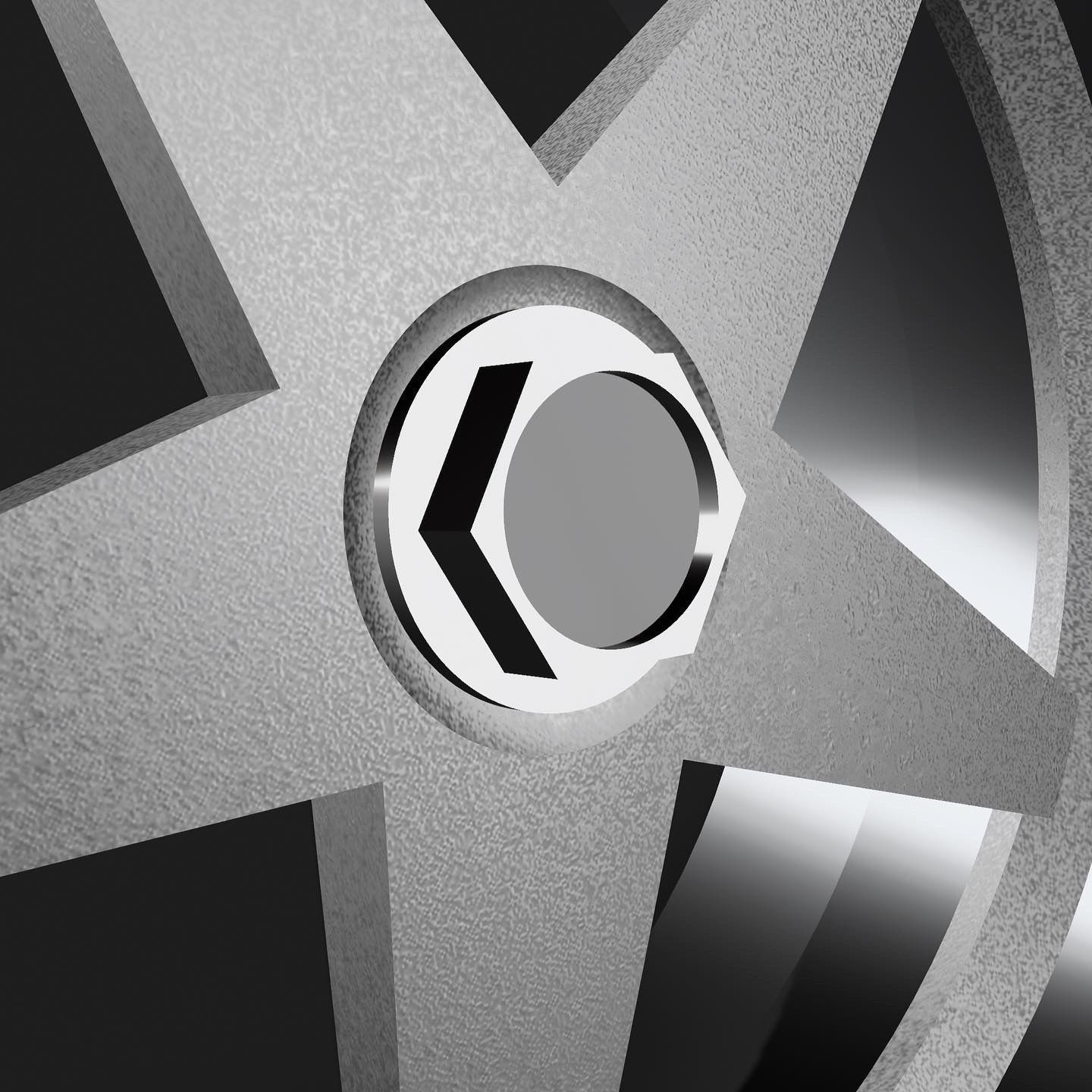 MOMO Star 3 pce Wheels staggered rims deep dish 3D print model_5