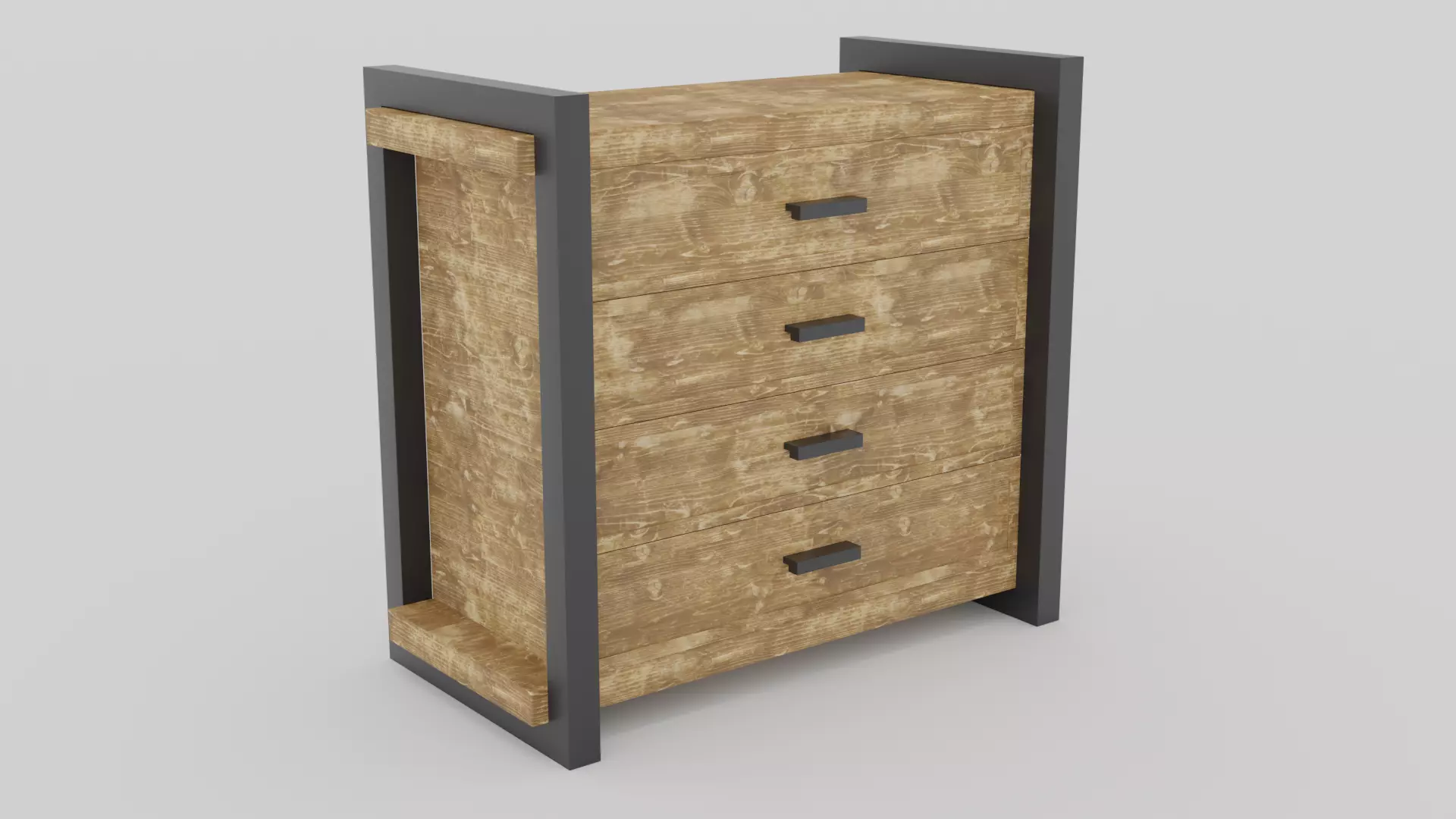 Rustica Series Dresser 3D model_0