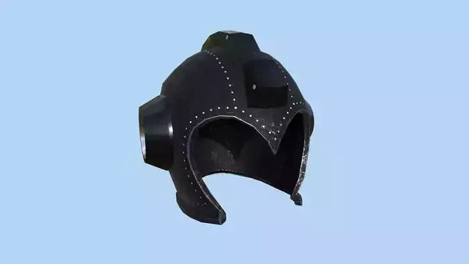 Megaman Helmet 06 Black - Character Design Fashion