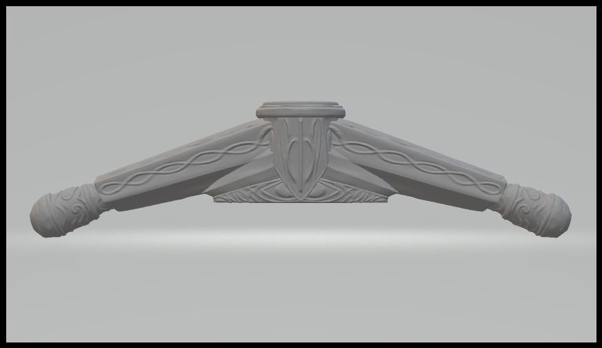 Holy Moonlight Sword handle Bloodborne 3D print model_1