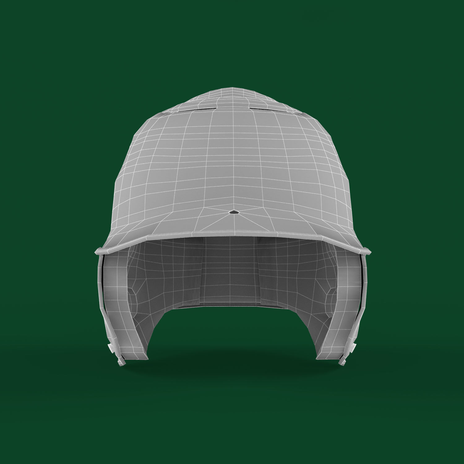 Batting Helmet 3D model_12
