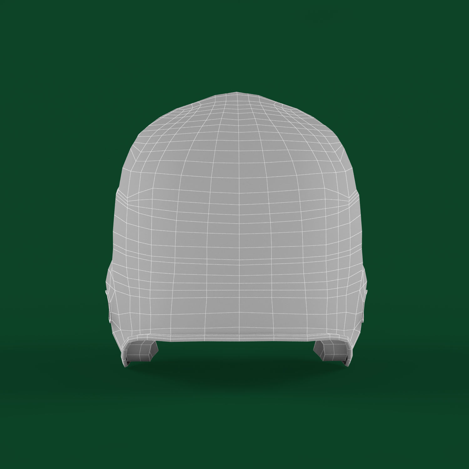 Batting Helmet 3D model_13