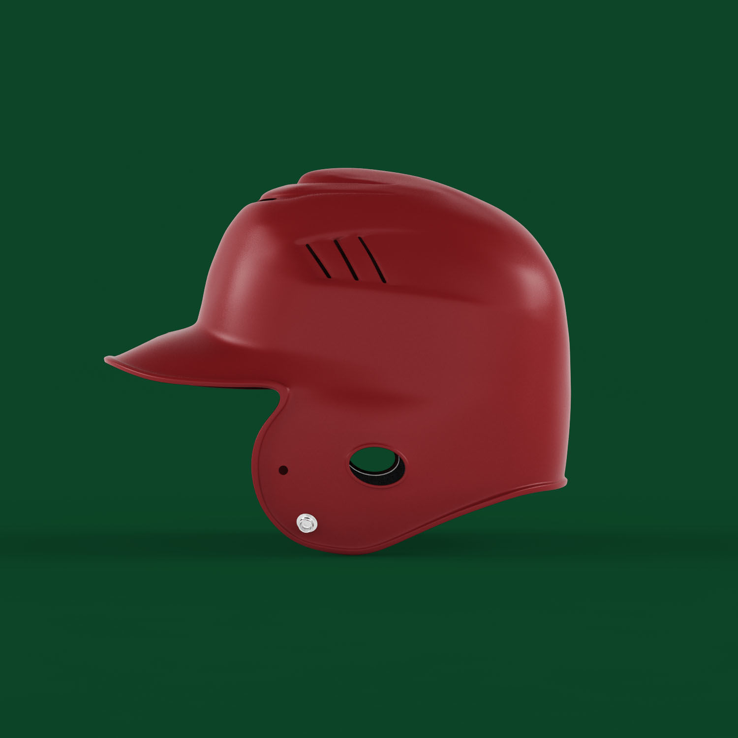 Batting Helmet 3D model_8
