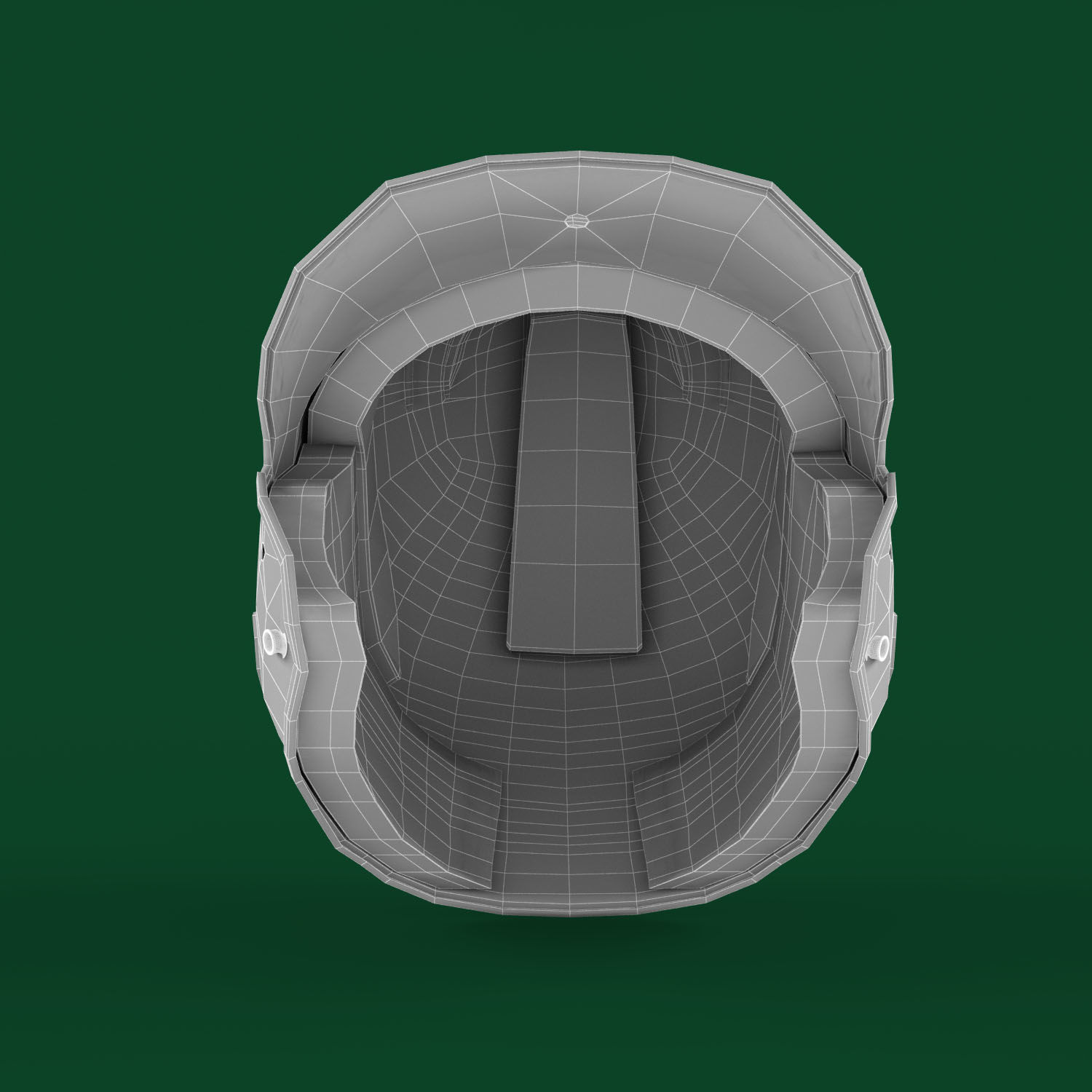 Batting Helmet 3D model_14