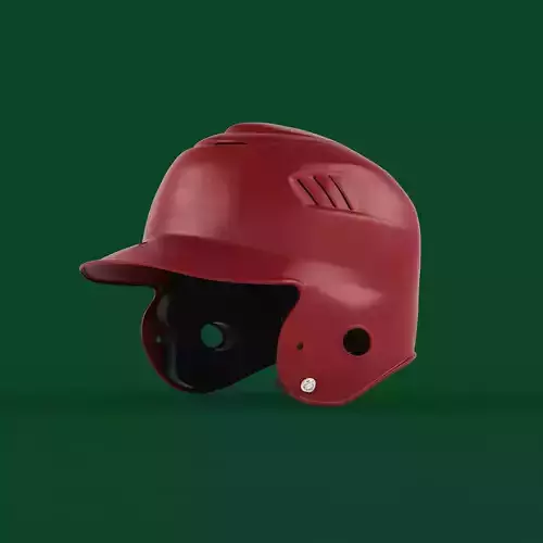 Batting Helmet 3D model Batting Helmet 3D model