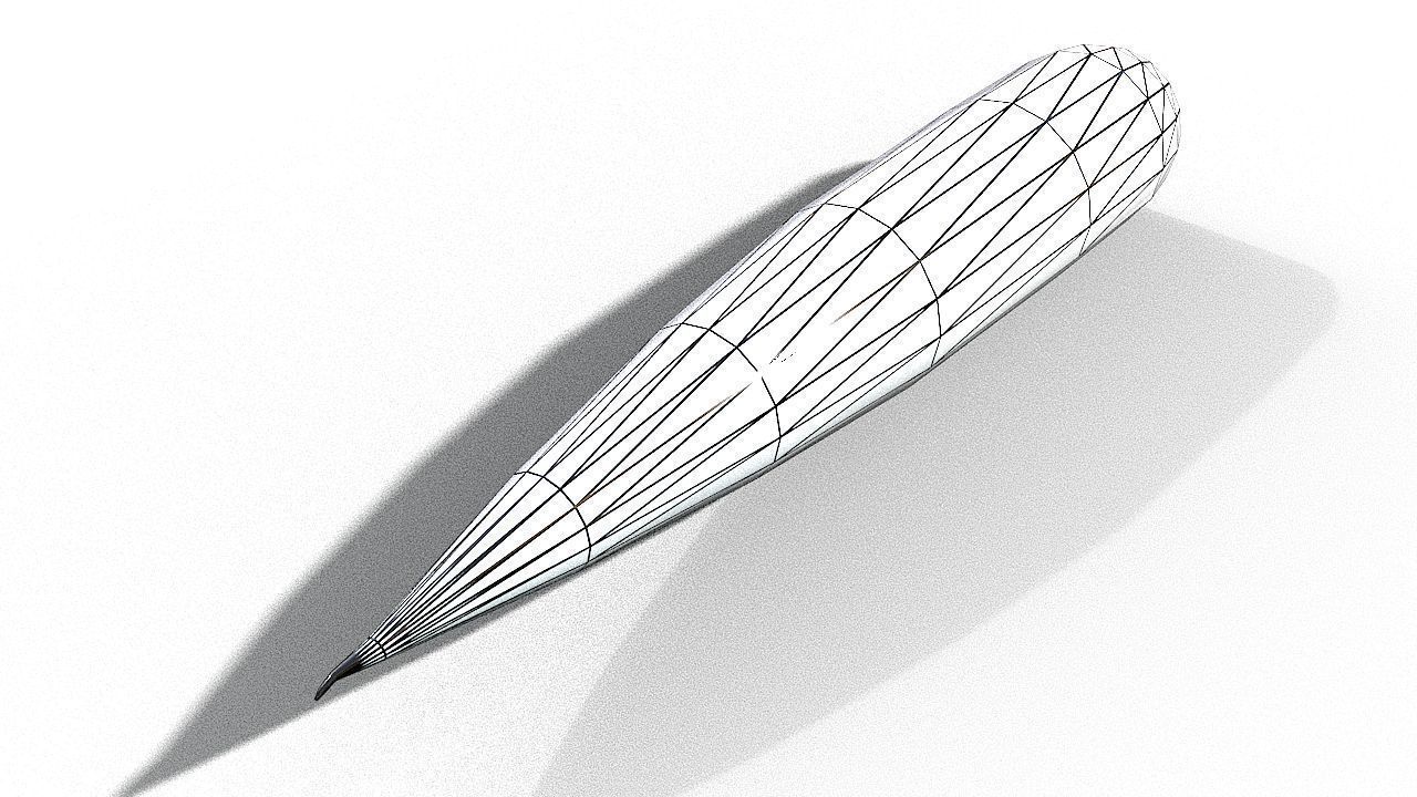 old corn low poly Low-poly 3D model_8