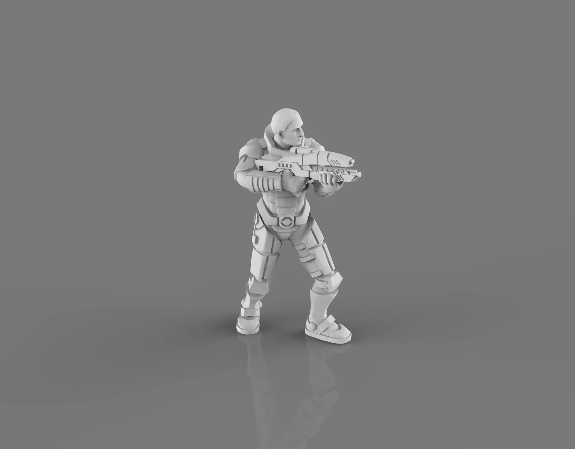 Commander John 3D print model_0