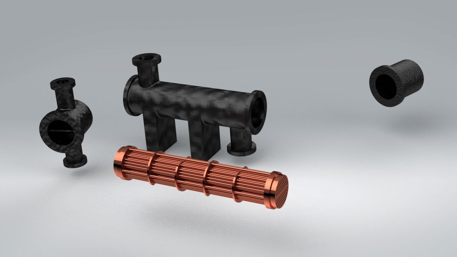 Heat Exchanger Model 3D model_2