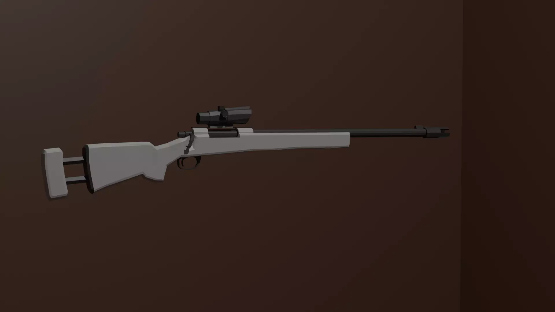 m24 sniper rifle Free low-poly 3D model_0