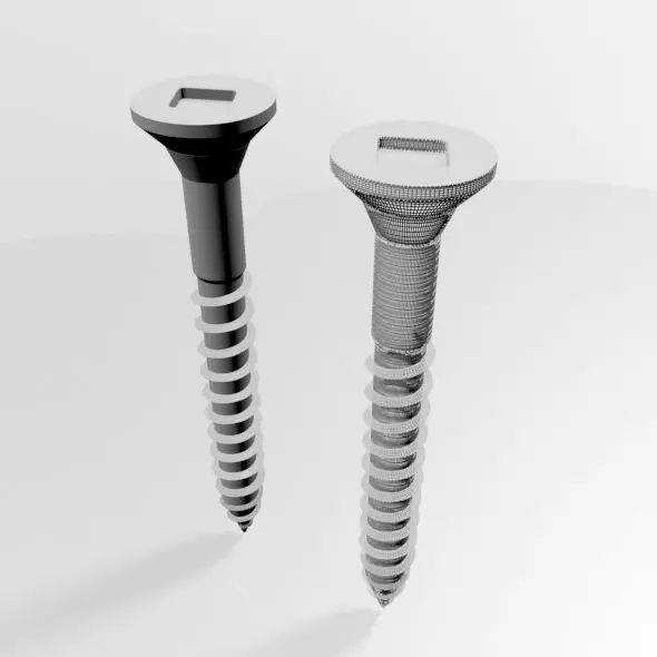 Drywall Screw 03 3D model_0