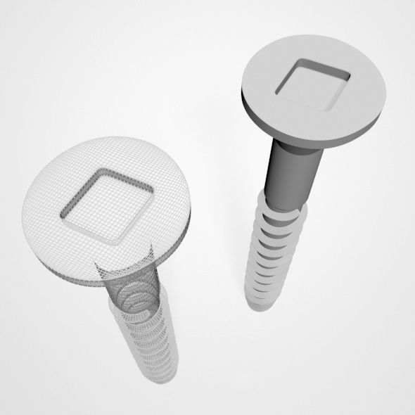 Drywall Screw 03 3D model_3