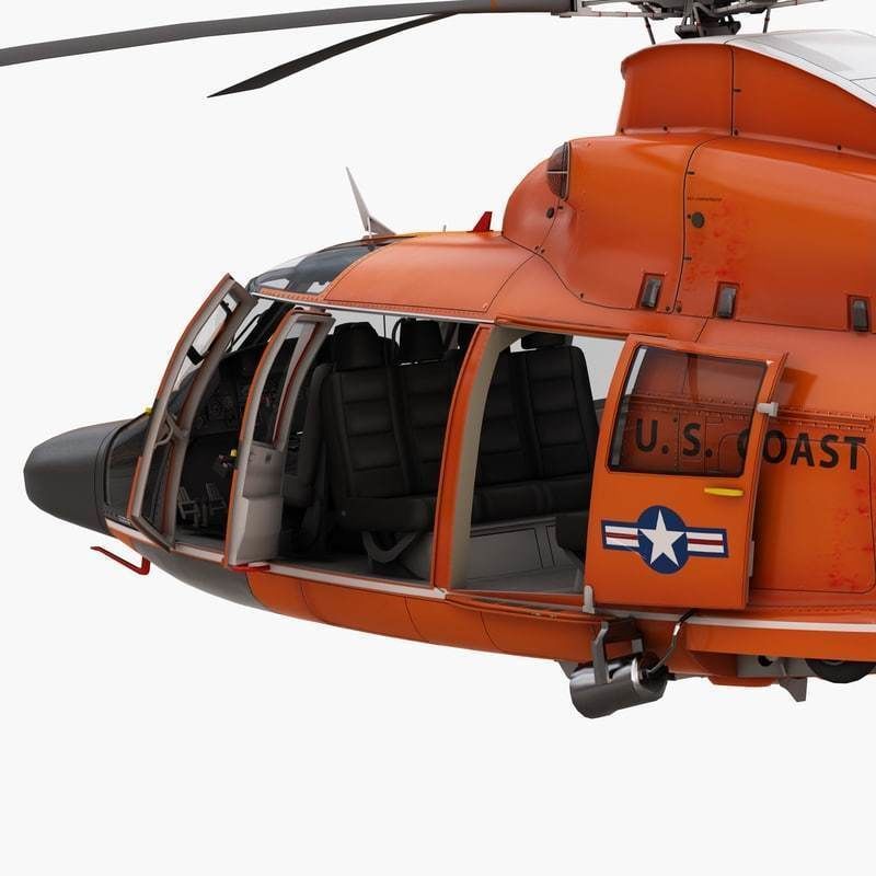 Eurocopter AS 365 US Coast Guard 3D model_7