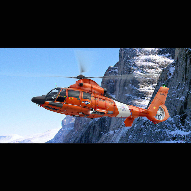 Eurocopter AS 365 US Coast Guard 3D model_1