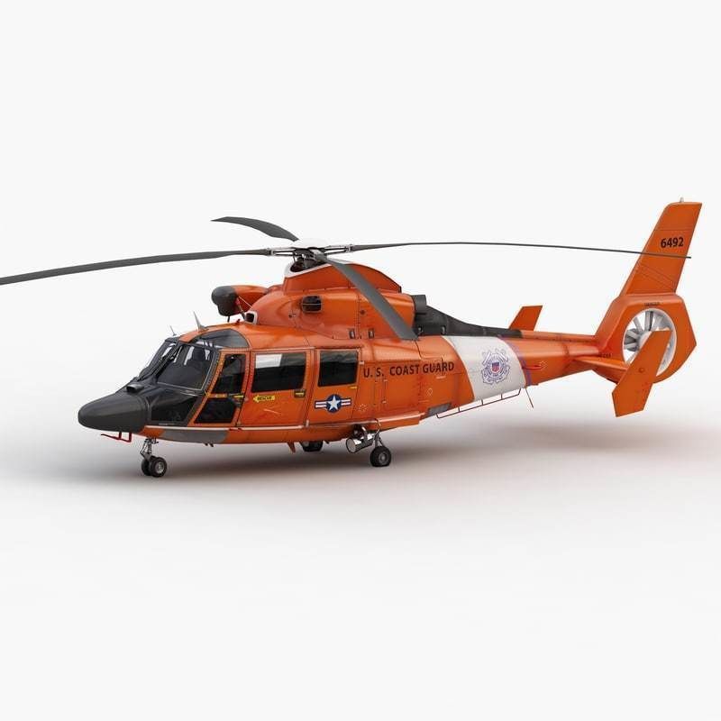Eurocopter AS 365 US Coast Guard 3D model_11