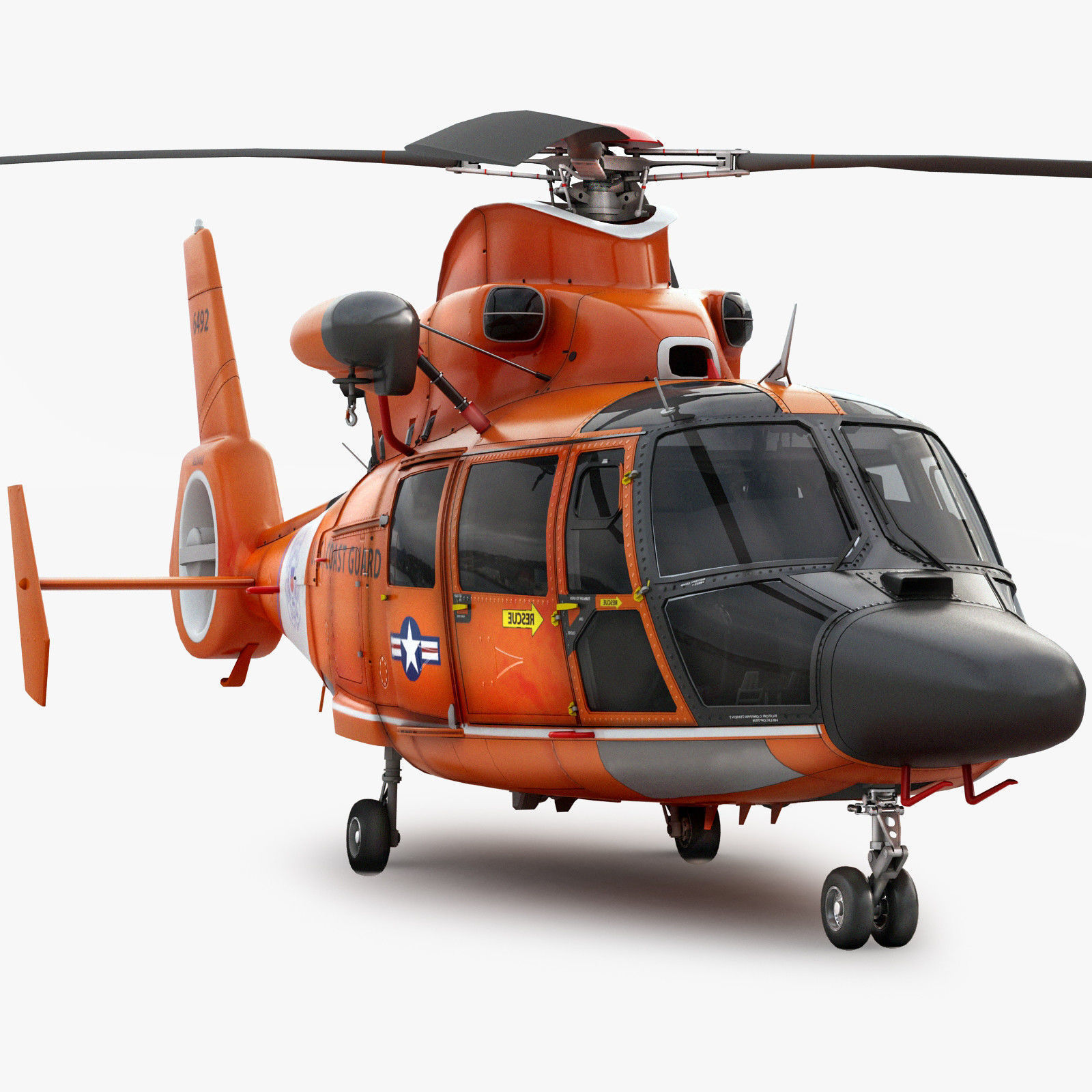 Eurocopter AS 365 US Coast Guard 3D model_4