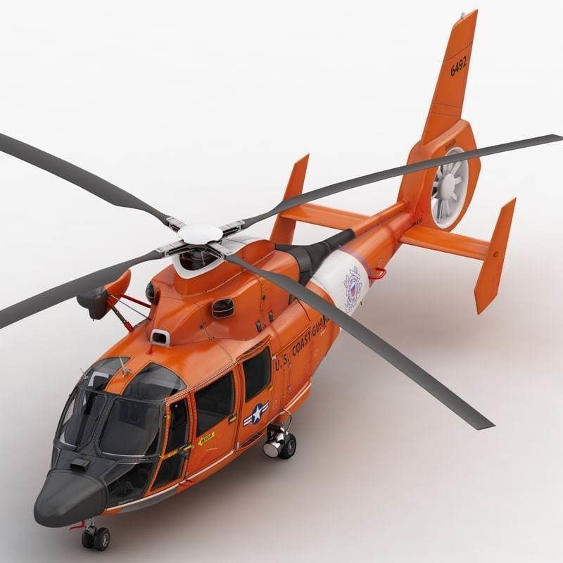 Eurocopter AS 365 US Coast Guard 3D model_8