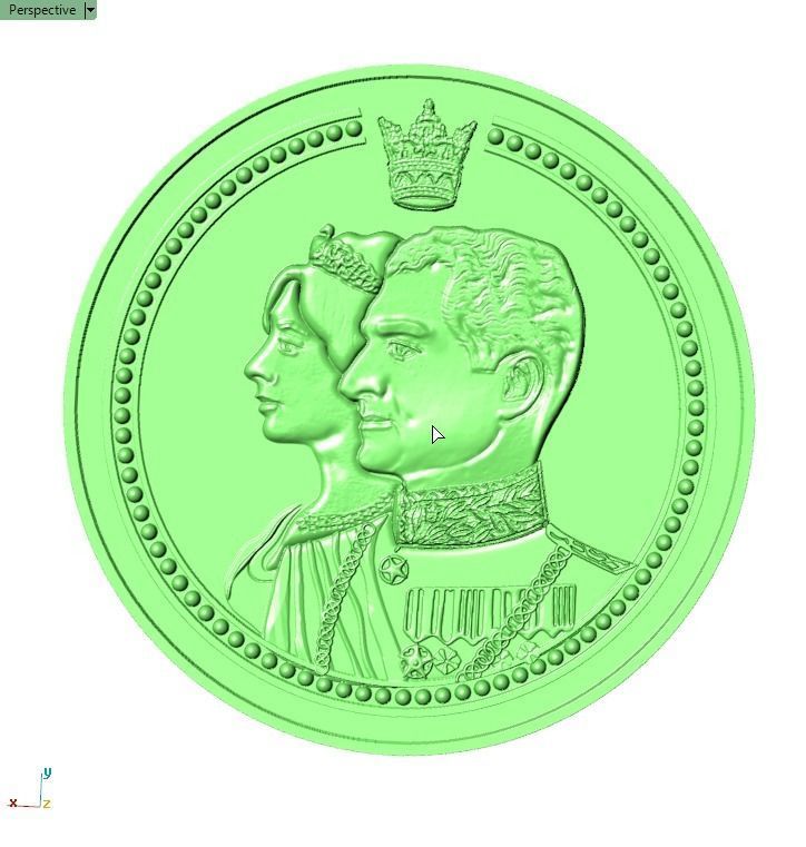 Imperial Coins 3D print model_16