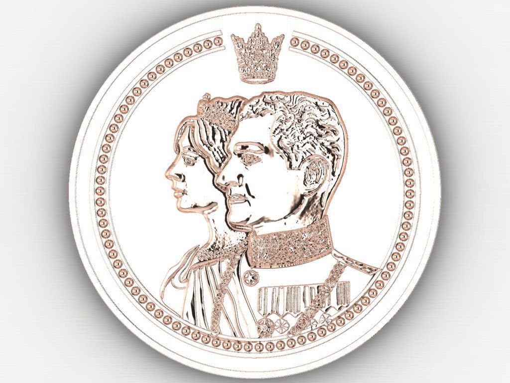 Imperial Coins 3D print model_10