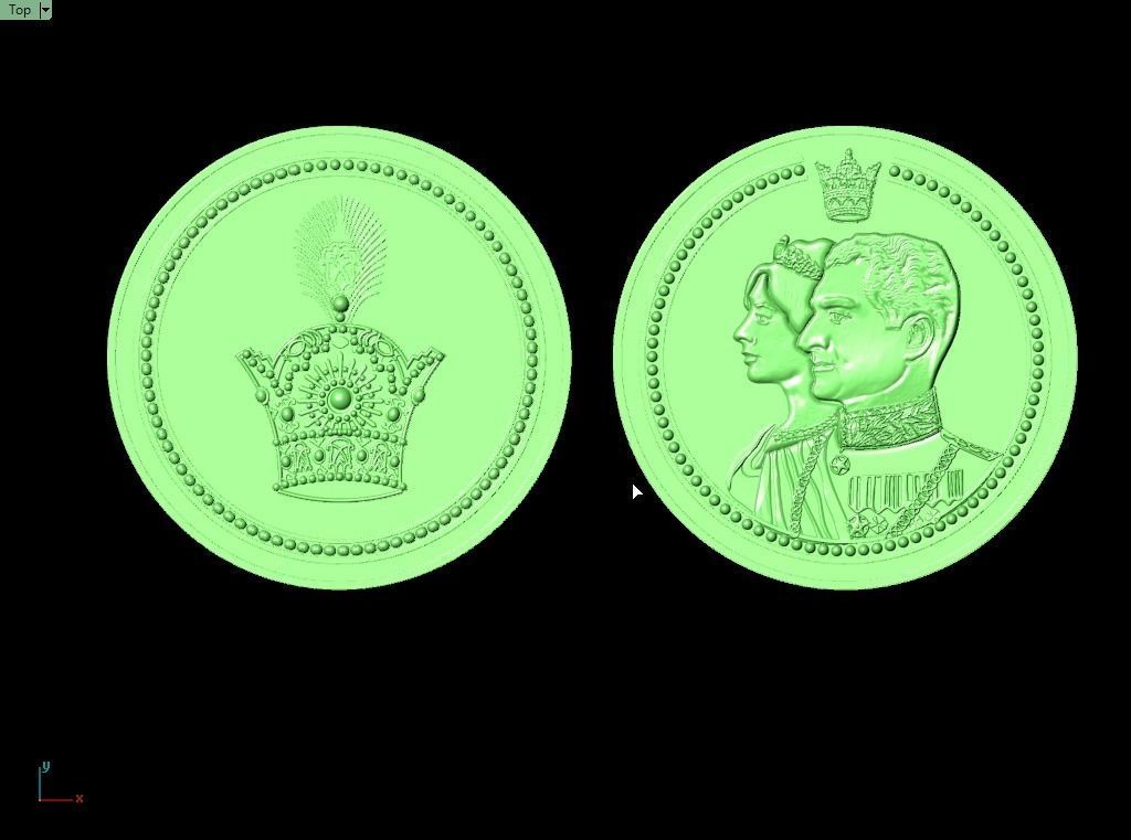 Imperial Coins 3D print model_14