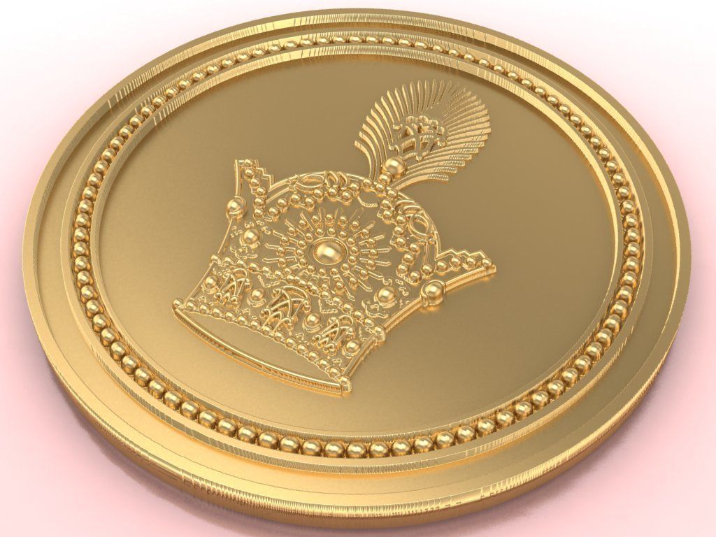 Imperial Coins 3D print model_6
