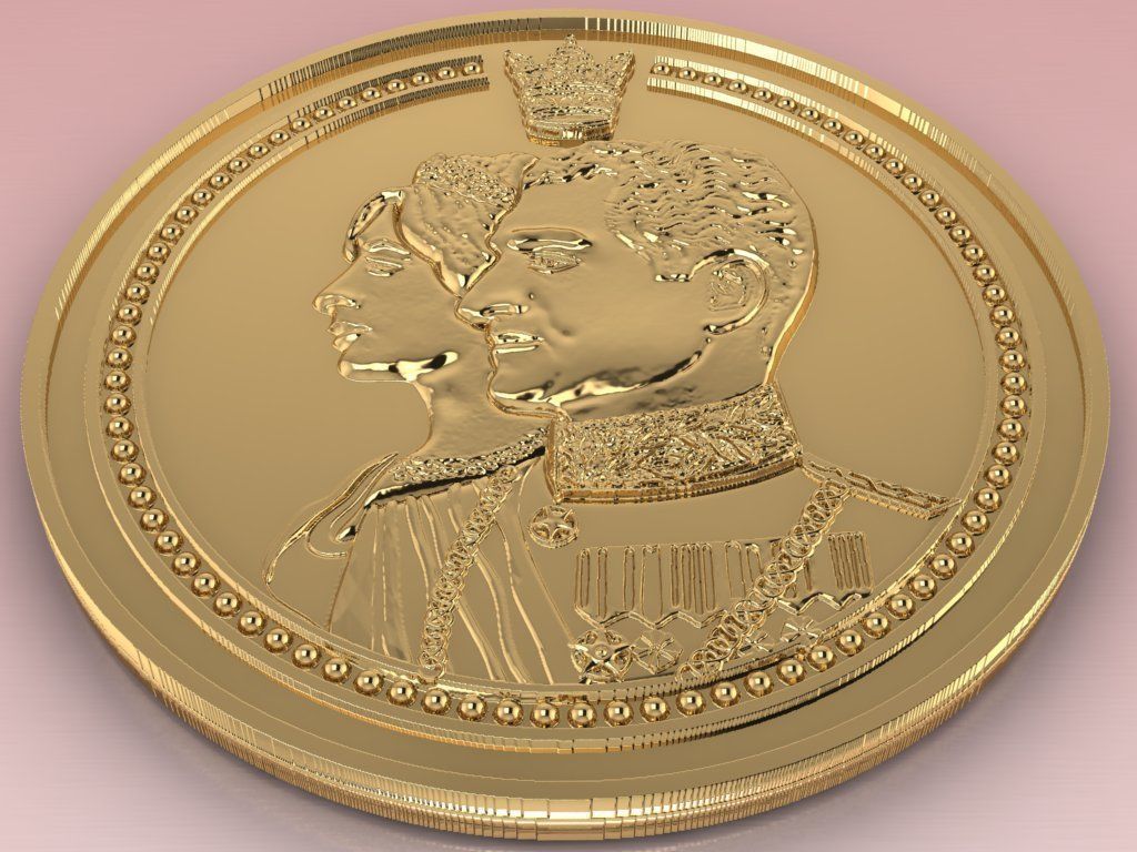 Imperial Coins 3D print model_5