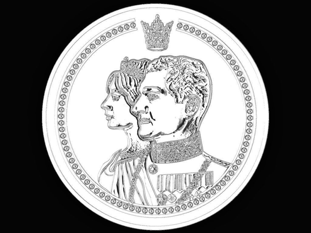 Imperial Coins 3D print model_9