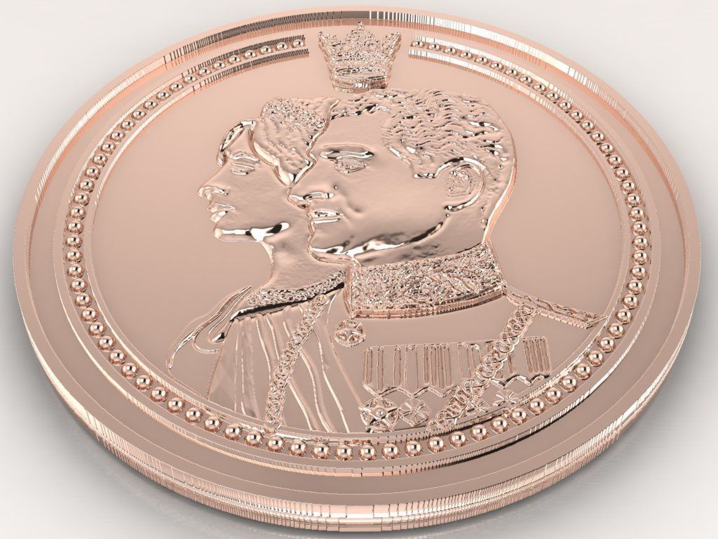 Imperial Coins 3D print model_4