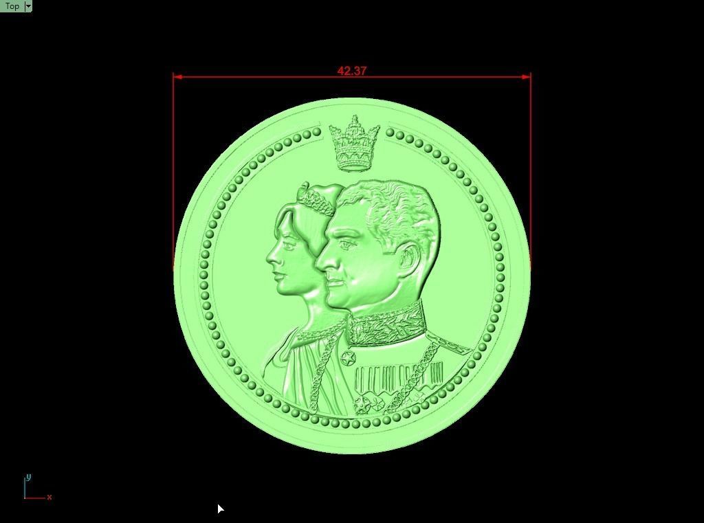 Imperial Coins 3D print model_20