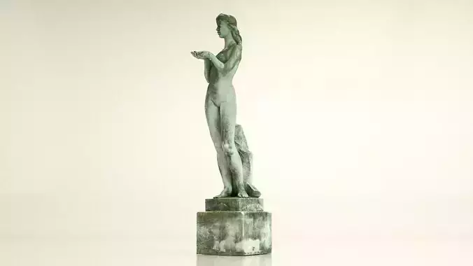  Woman Statue 3D Scan