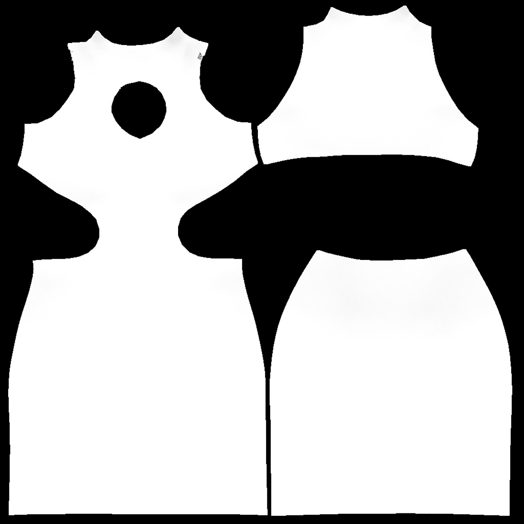 Vixen Dress Low-poly 3D model_8