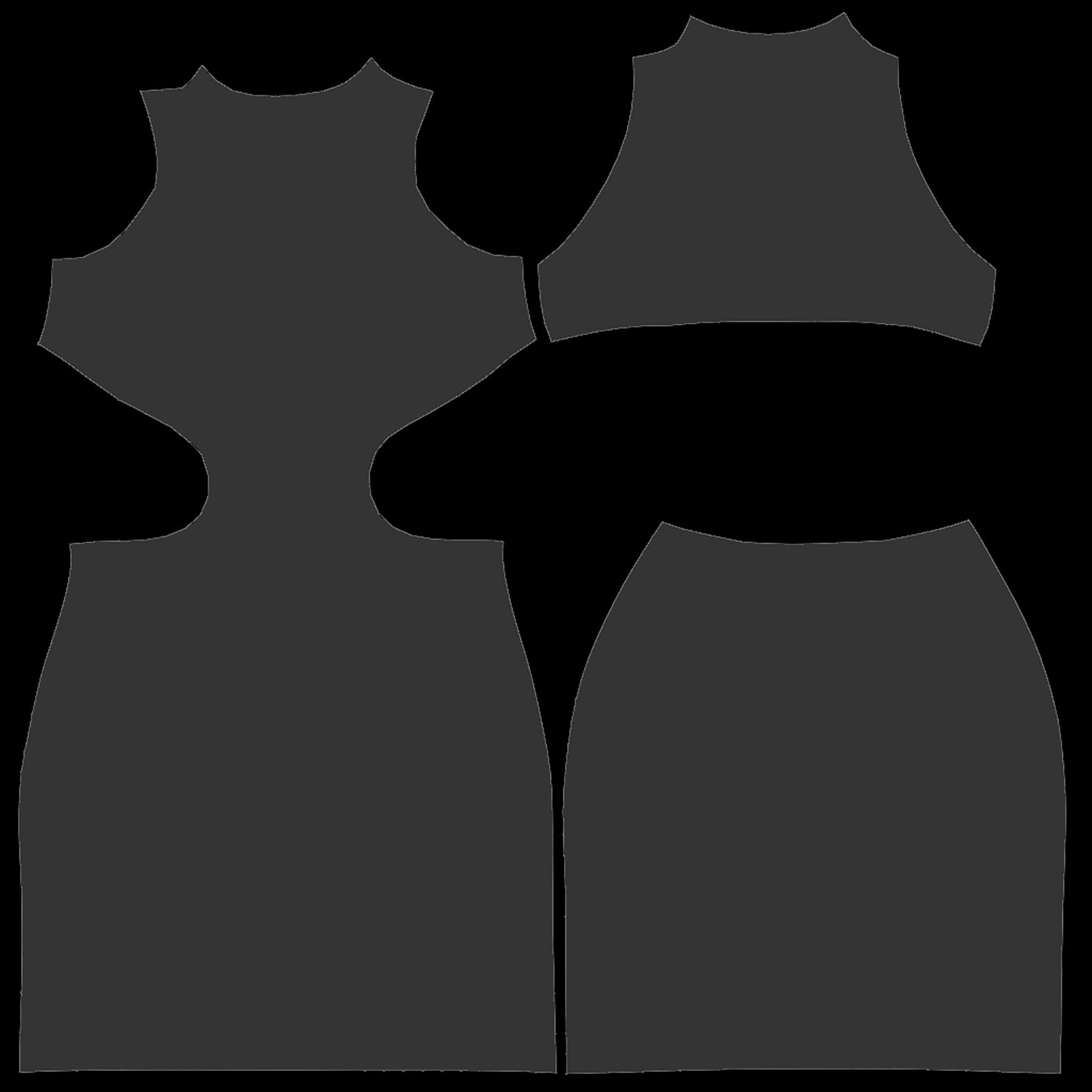 Vixen Dress Low-poly 3D model_7