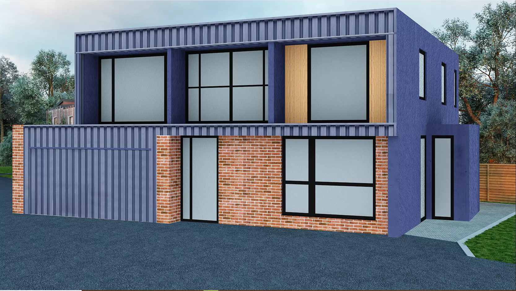 AB House Free low-poly 3D model_0