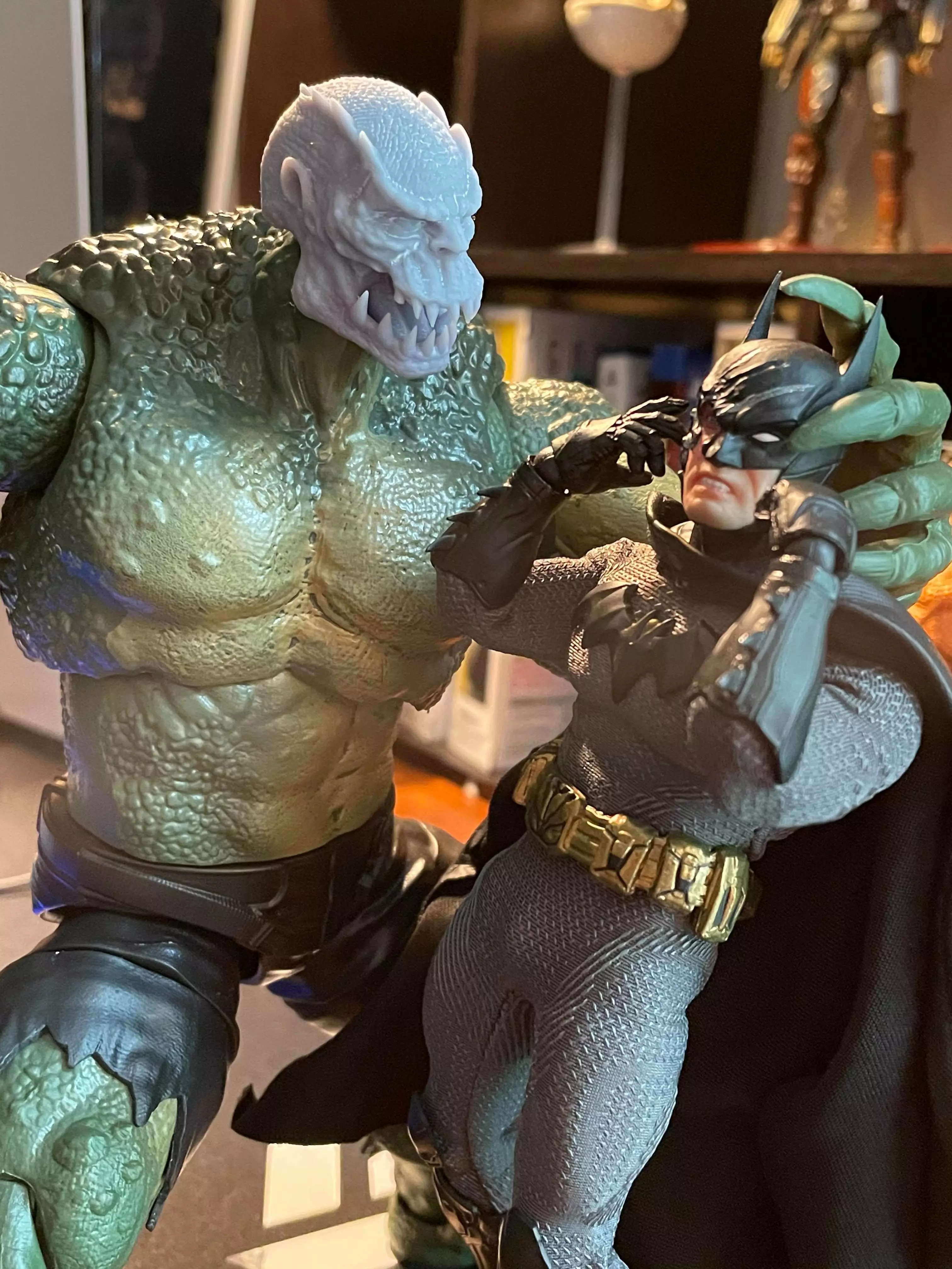 killer Croc head 3D print model_0