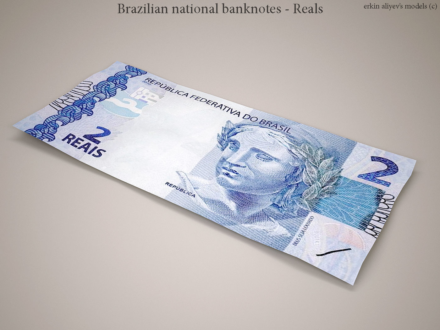 Brazilian Reals 3D model_3
