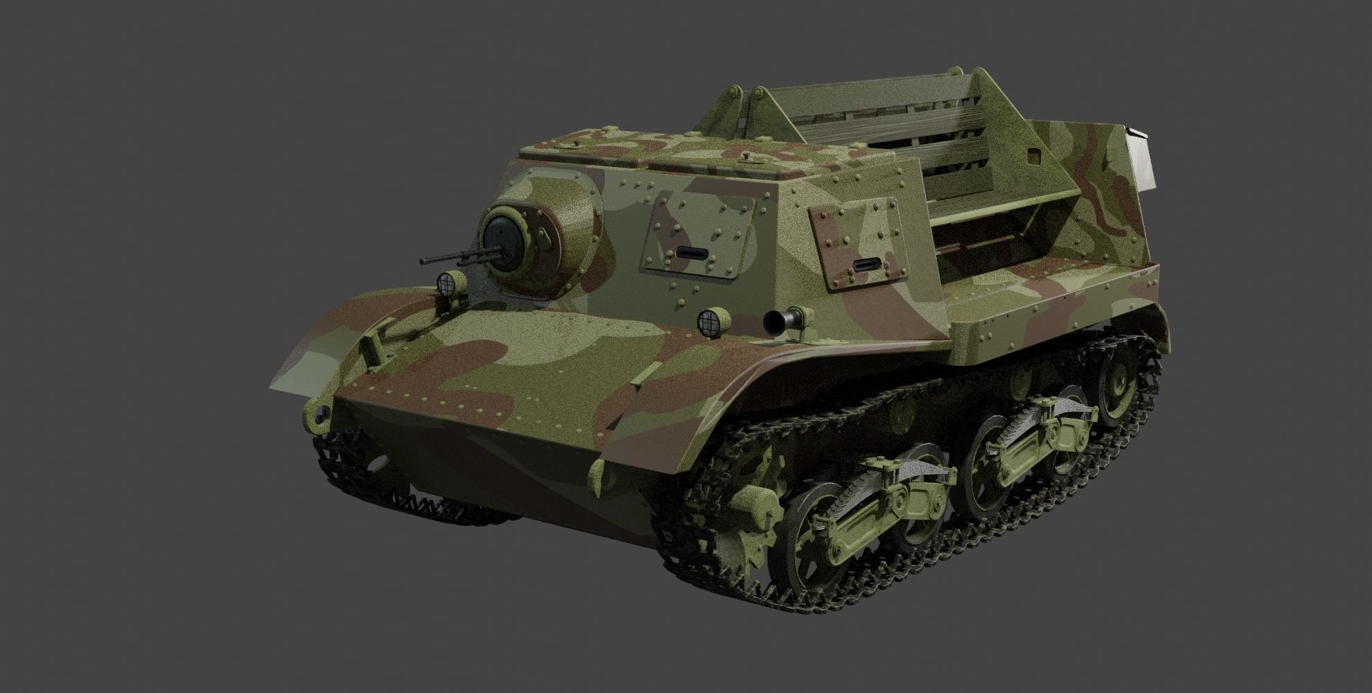 T20  Komsomolets  realistic scale 3D model_2