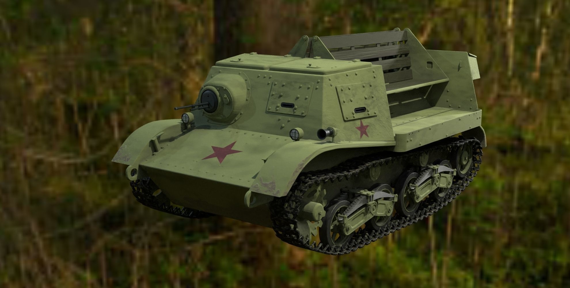 T20  Komsomolets  realistic scale 3D model_1