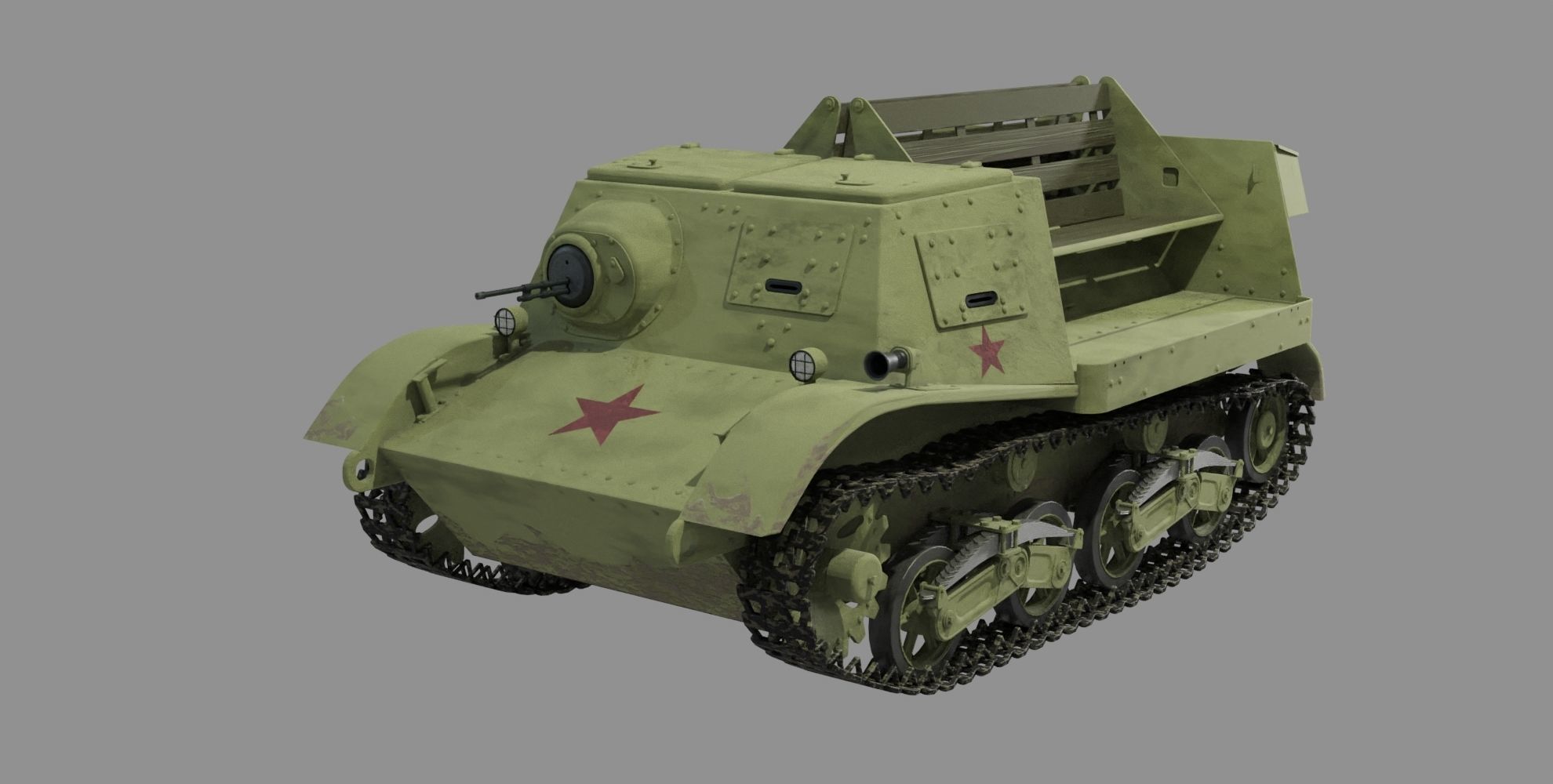 T20  Komsomolets  realistic scale 3D model_3