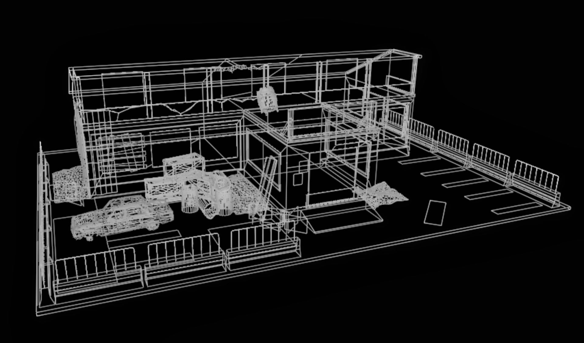 Wine Shop 3D model_5