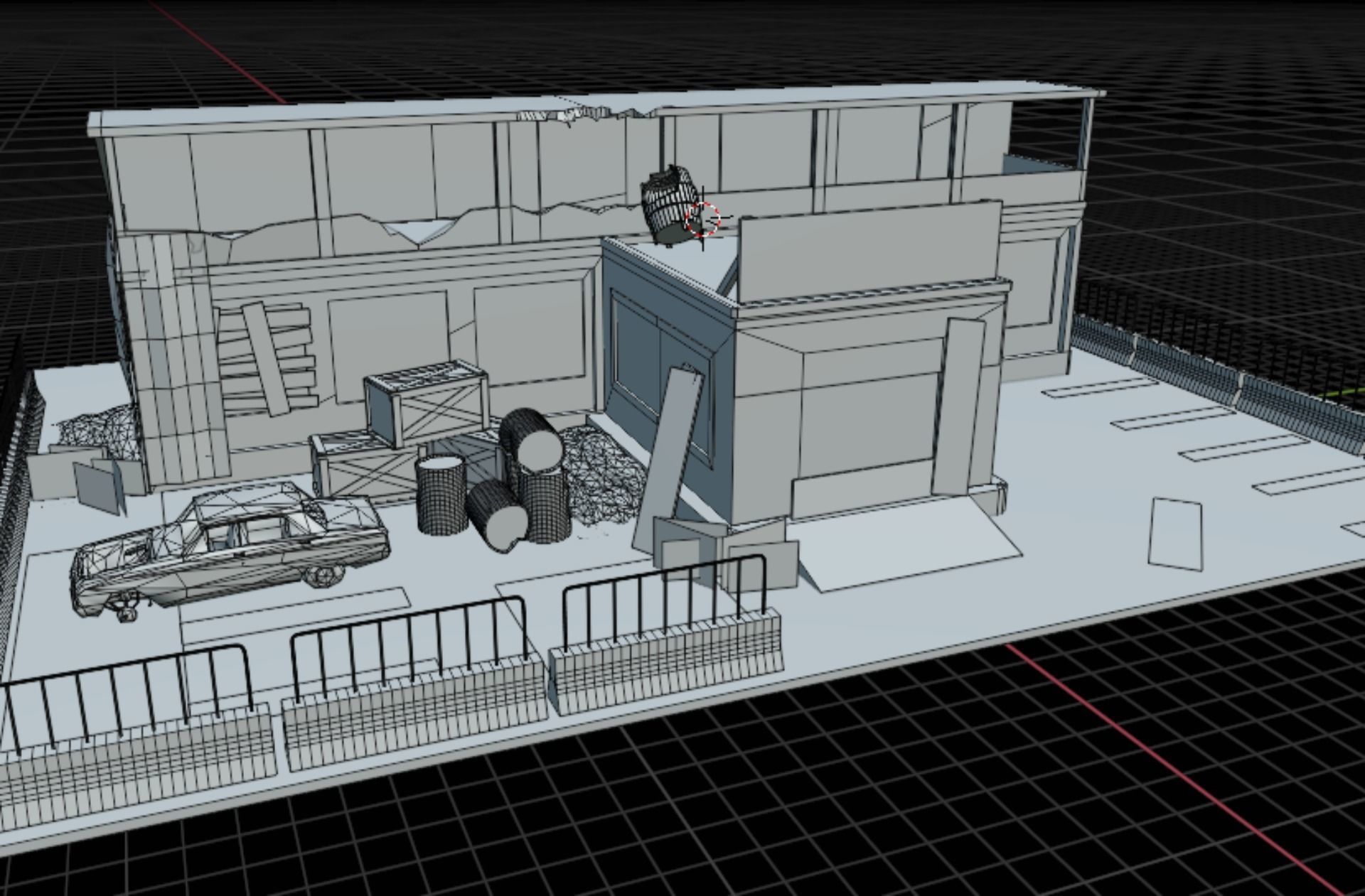 Wine Shop 3D model_4