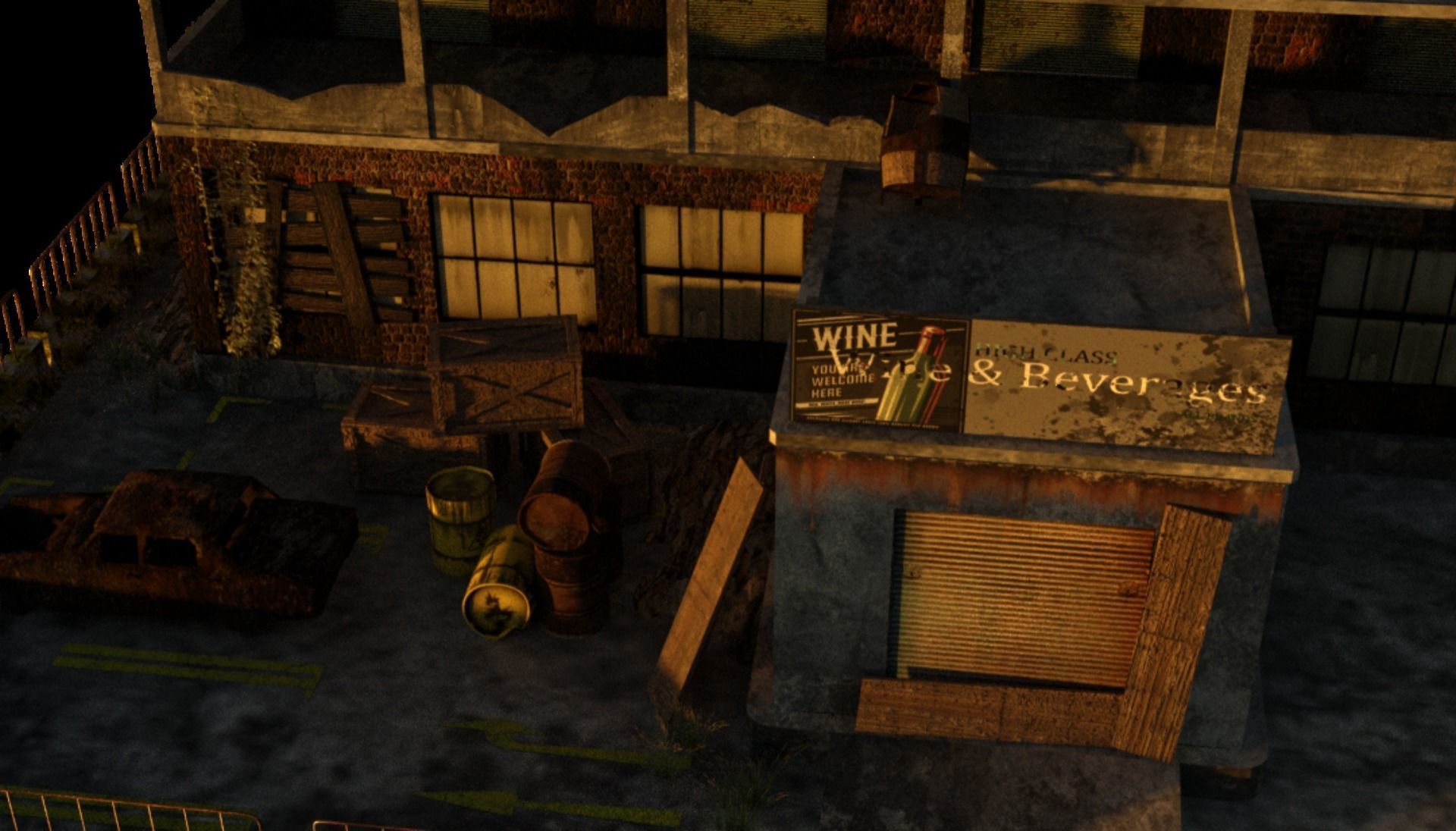 Wine Shop 3D model_3