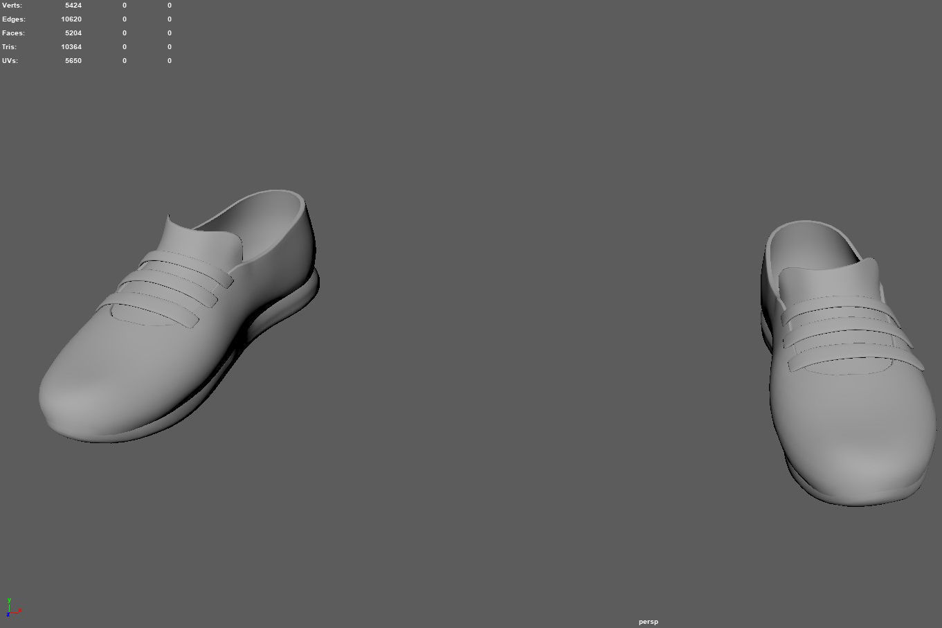 Sport girls outfit - 5 colors Low-poly 3D model_76