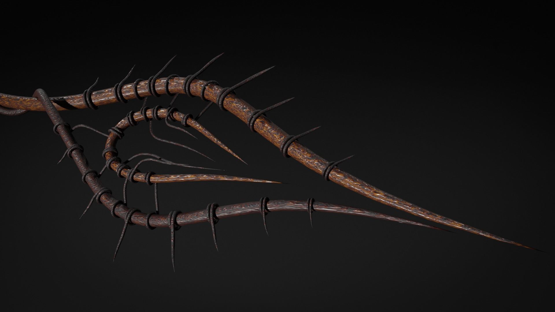 Witch staff 3D model_7